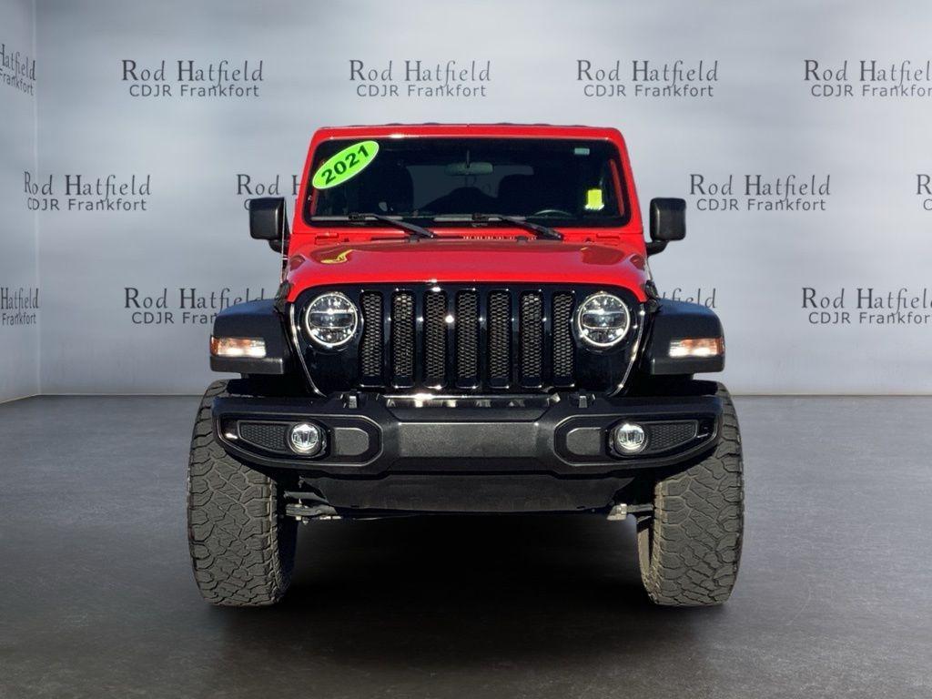 used 2021 Jeep Wrangler car, priced at $27,165
