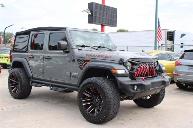 used 2018 Jeep Wrangler Unlimited car, priced at $21,998