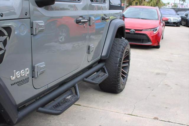 used 2018 Jeep Wrangler Unlimited car, priced at $21,998