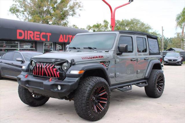 used 2018 Jeep Wrangler Unlimited car, priced at $21,998