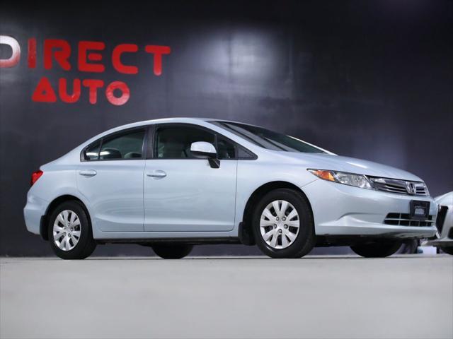 used 2012 Honda Civic car, priced at $5,998