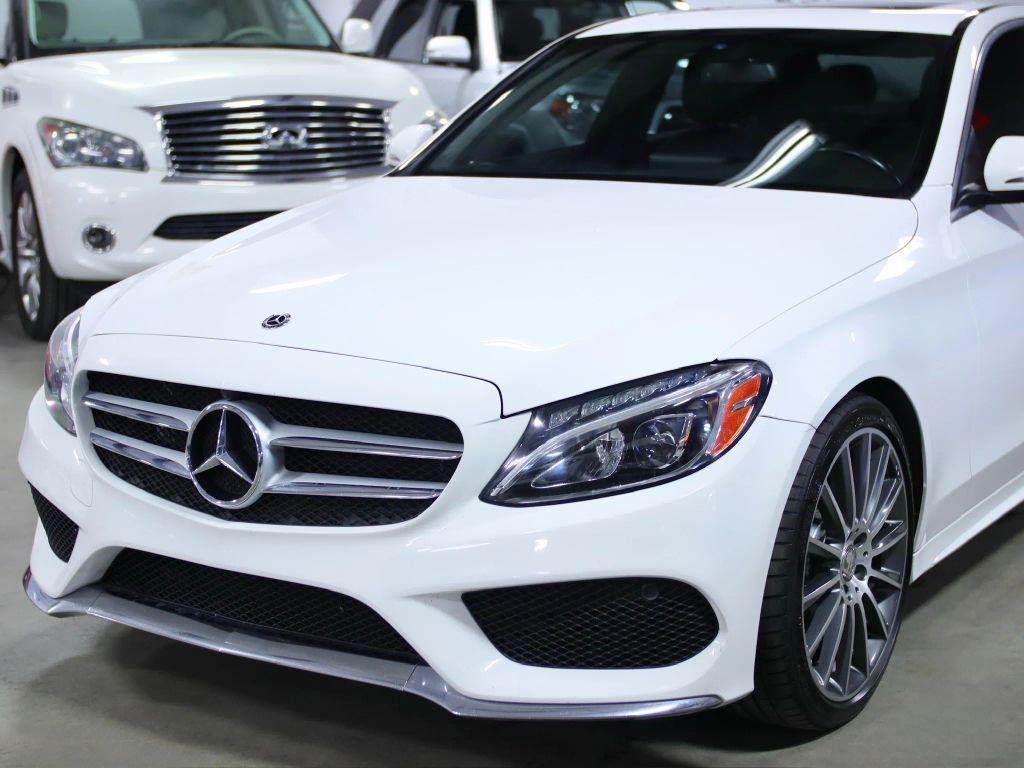 used 2018 Mercedes-Benz C-Class car, priced at $15,998