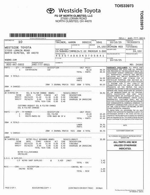 used 2019 Subaru Impreza car, priced at $18,200