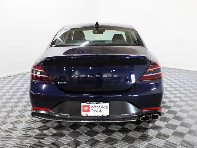 used 2023 Genesis G70 car, priced at $24,200
