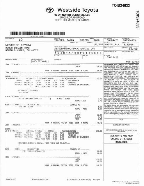 used 2023 Subaru Outback car, priced at $28,000