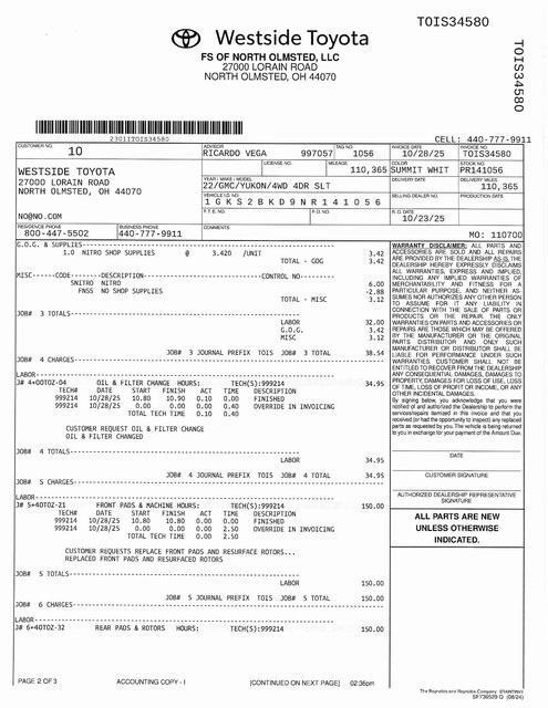 used 2022 GMC Yukon car, priced at $38,400