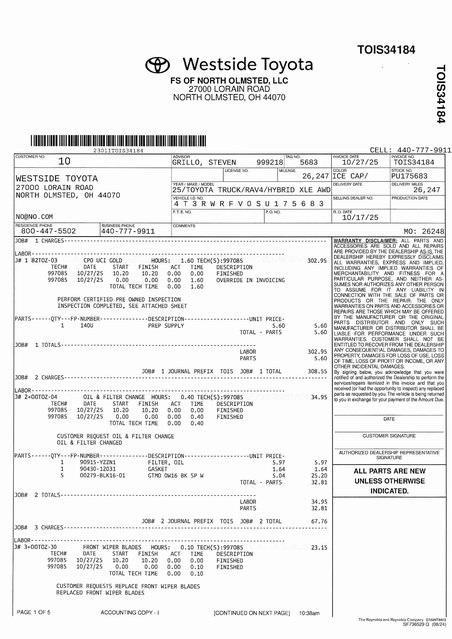 used 2025 Toyota RAV4 Hybrid car, priced at $31,200