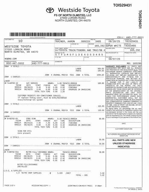 used 2014 Toyota Tundra car, priced at $14,900