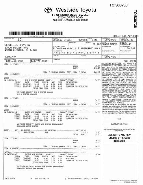 used 2023 Mazda CX-5 car, priced at $24,000