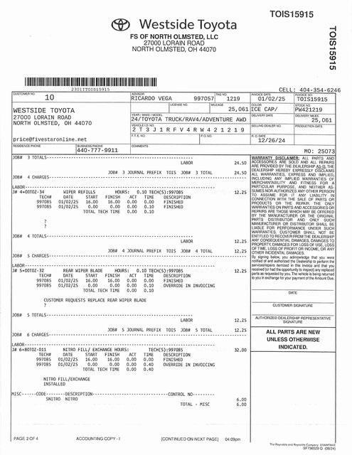 used 2024 Toyota RAV4 car, priced at $35,000