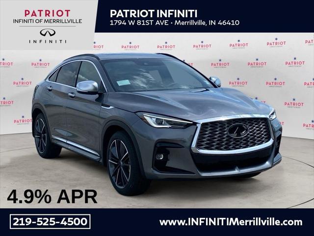 new 2025 INFINITI QX55 car, priced at $50,553