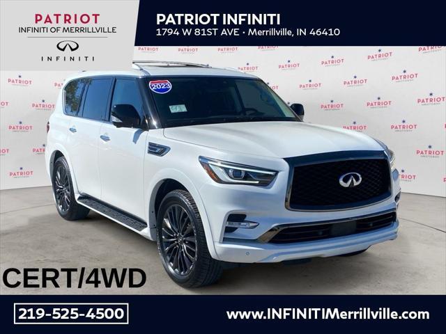 used 2023 INFINITI QX80 car, priced at $55,106