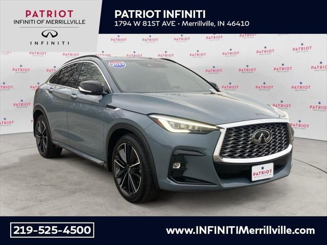 used 2022 INFINITI QX55 car, priced at $34,695