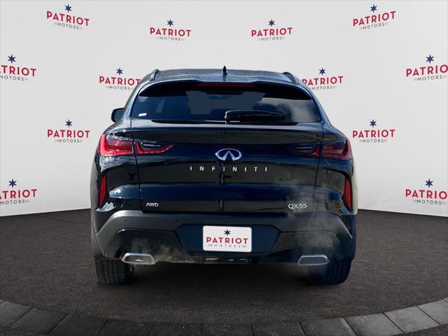 new 2025 INFINITI QX55 car, priced at $53,863