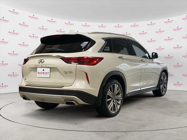 used 2021 INFINITI QX50 car, priced at $30,344