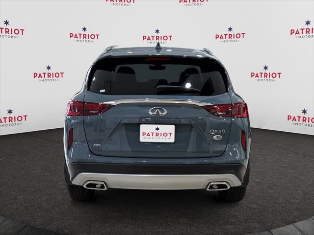 new 2025 INFINITI QX50 car, priced at $45,057