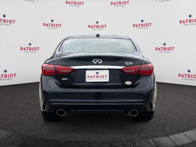 used 2022 INFINITI Q50 car, priced at $26,995