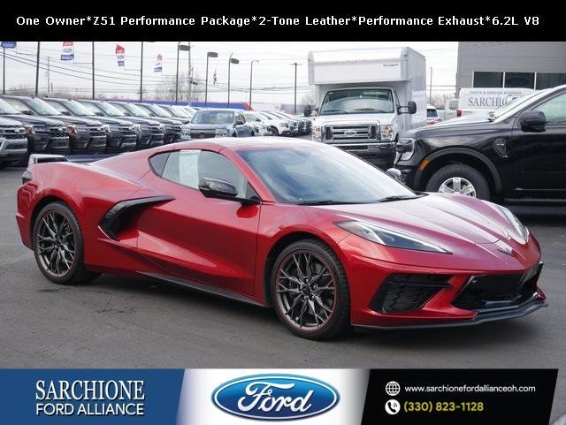 used 2024 Chevrolet Corvette car, priced at $73,500