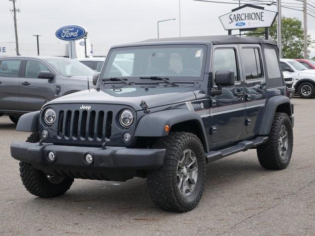 used 2016 Jeep Wrangler Unlimited car, priced at $16,250