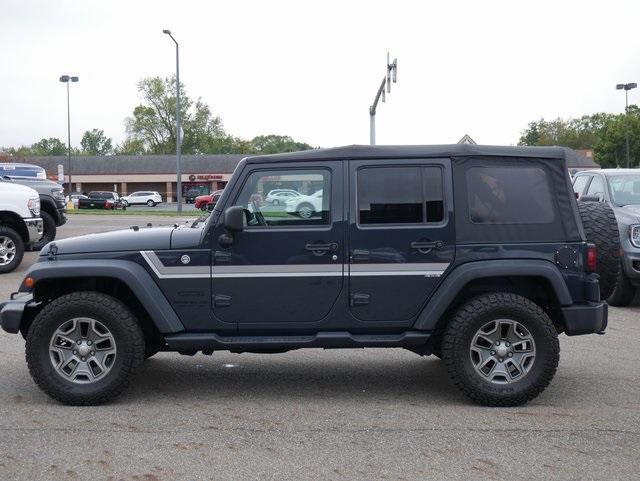 used 2016 Jeep Wrangler Unlimited car, priced at $17,500