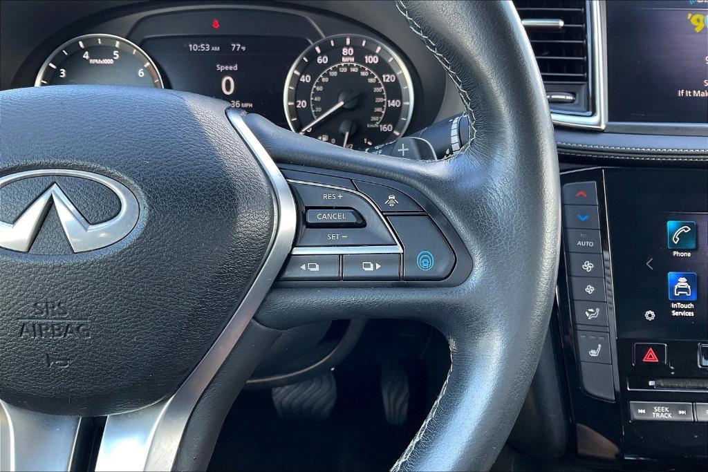 used 2021 INFINITI QX50 car, priced at $22,490