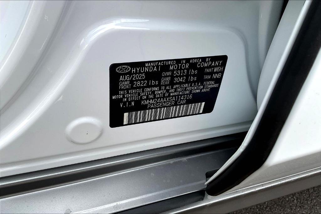 new 2025 Hyundai IONIQ 6 car, priced at $36,526