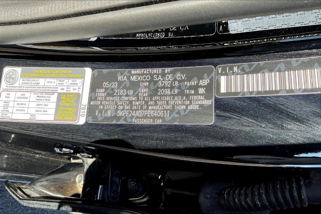 used 2023 Kia Forte car, priced at $17,691