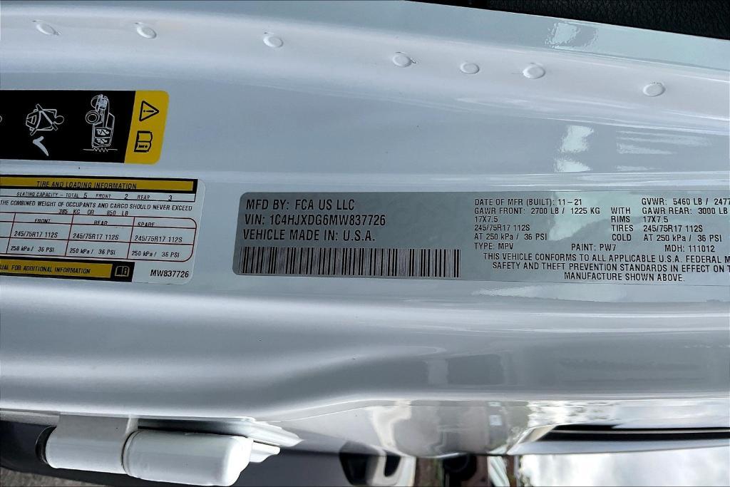 used 2021 Jeep Wrangler Unlimited car, priced at $25,748