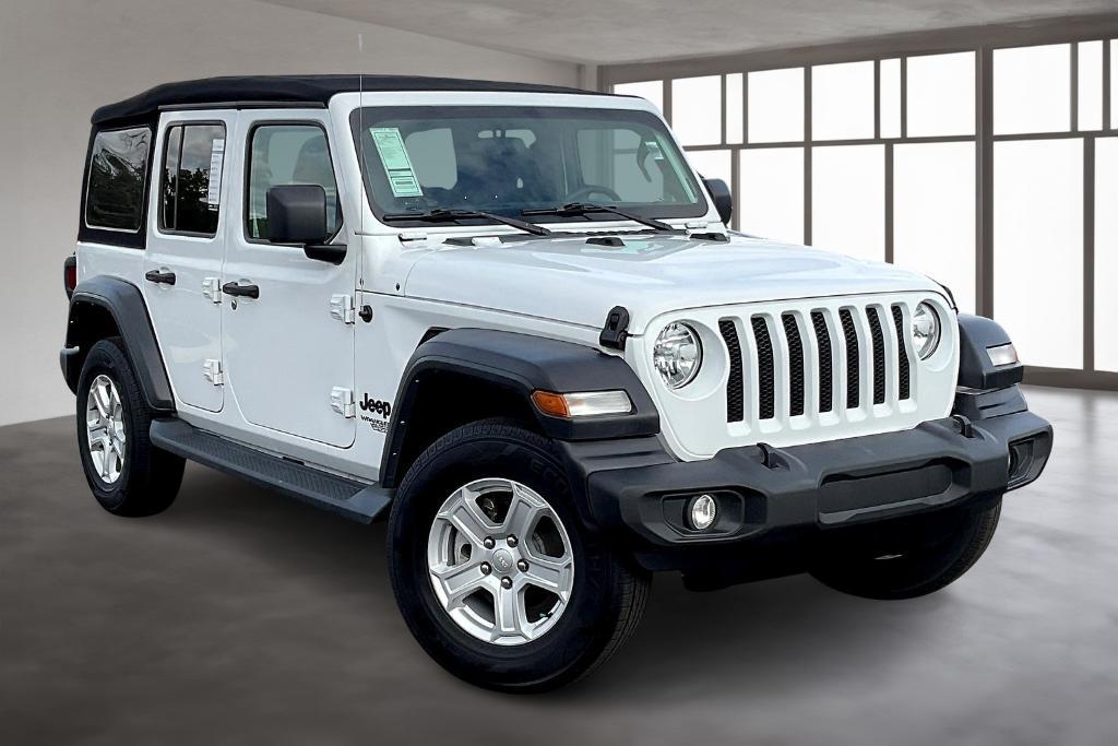 used 2021 Jeep Wrangler Unlimited car, priced at $25,748