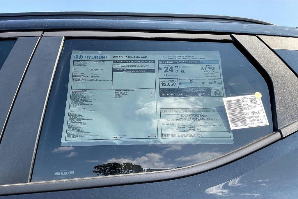 new 2026 Hyundai SANTA CRUZ car, priced at $36,198