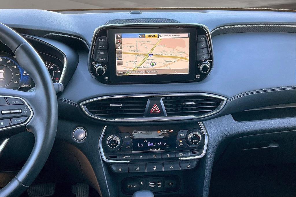 used 2019 Hyundai Santa Fe car, priced at $20,834