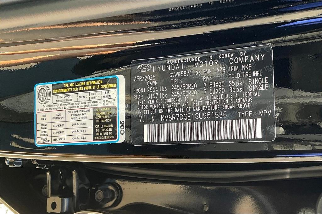 new 2025 Hyundai Palisade car, priced at $56,456