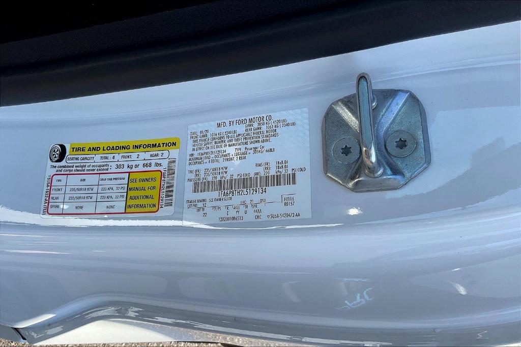 used 2020 Ford Mustang car, priced at $22,250