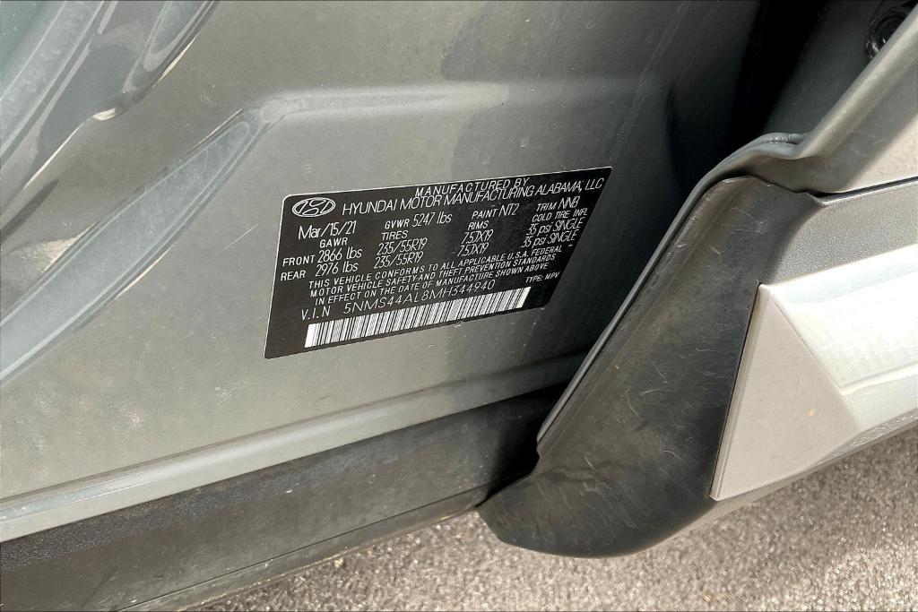 used 2021 Hyundai Santa Fe car, priced at $21,022
