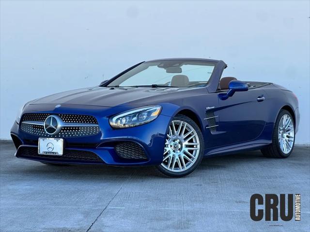 used 2017 Mercedes-Benz SL 550 car, priced at $39,998