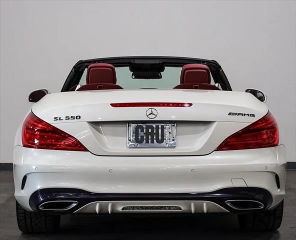 used 2018 Mercedes-Benz SL 550 car, priced at $49,588