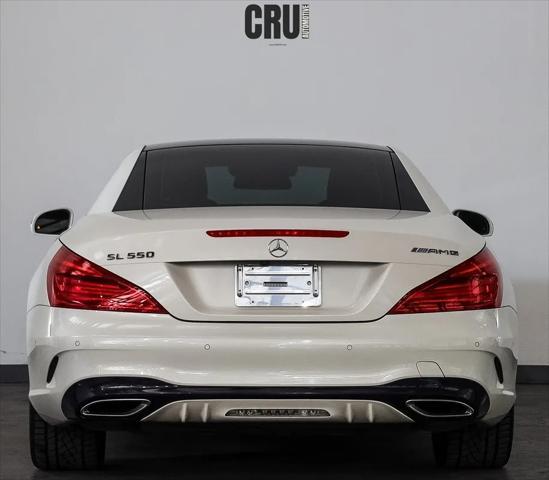 used 2018 Mercedes-Benz SL 550 car, priced at $49,588