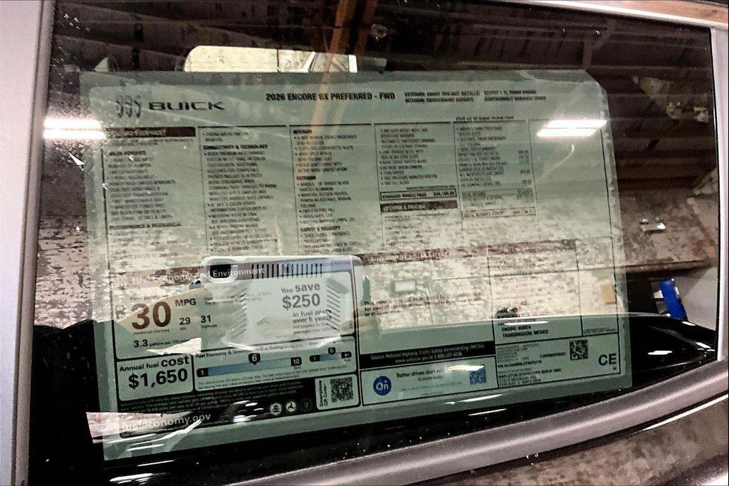 new 2026 Buick Encore GX car, priced at $27,879