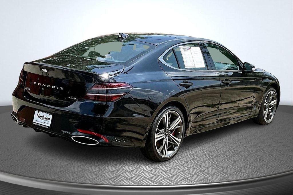 used 2025 Genesis G70 car, priced at $34,998