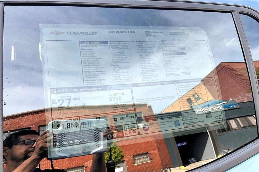 new 2026 Chevrolet Equinox car, priced at $29,842