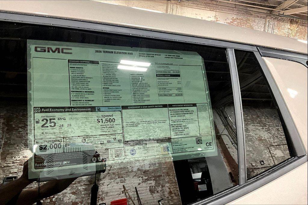 new 2026 GMC Terrain car, priced at $32,923