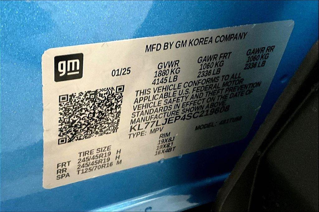 new 2025 Chevrolet Trax car, priced at $24,990
