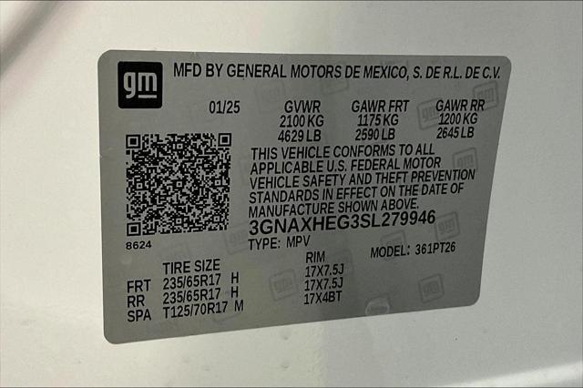 new 2025 Chevrolet Equinox car, priced at $28,495