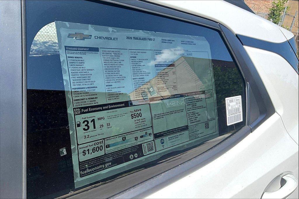 new 2026 Chevrolet TrailBlazer car, priced at $25,517