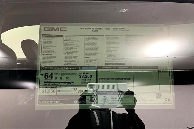 new 2025 GMC Sierra EV car, priced at $89,785