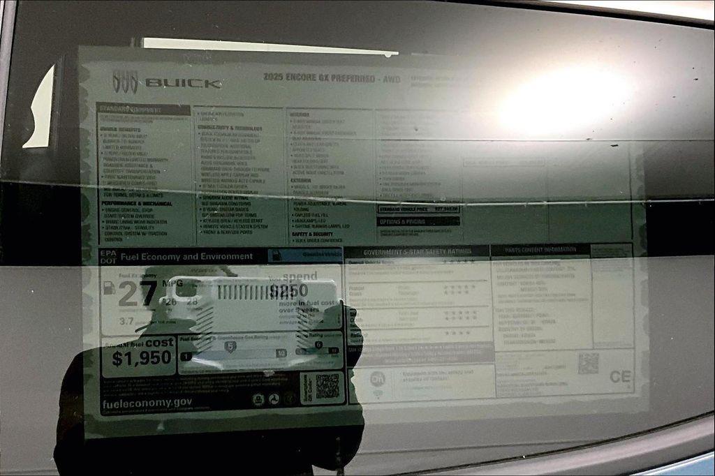 new 2025 Buick Encore GX car, priced at $29,480
