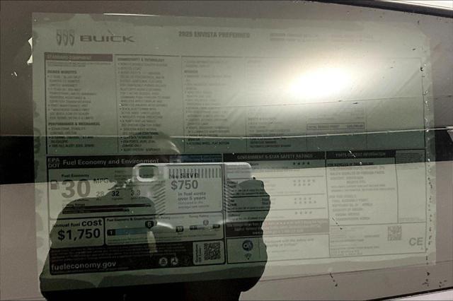 new 2025 Buick Envista car, priced at $25,590
