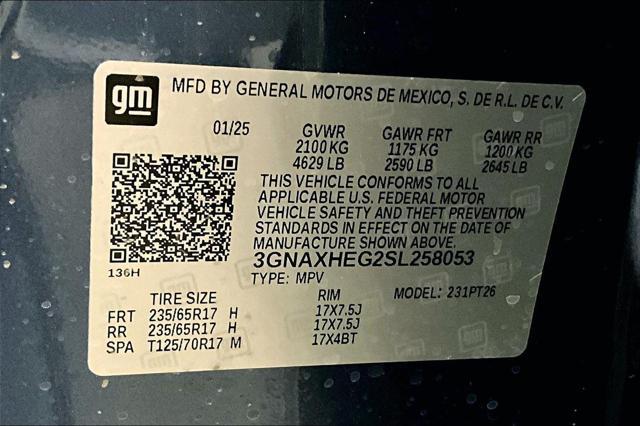 new 2025 Chevrolet Equinox car, priced at $29,995