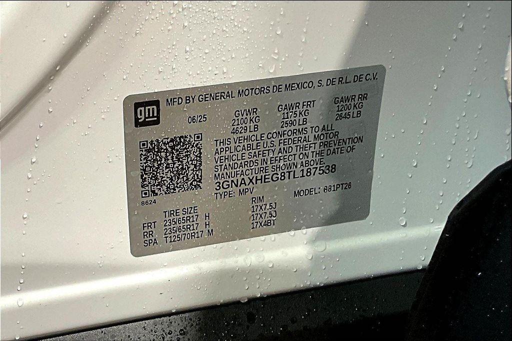 new 2026 Chevrolet Equinox car, priced at $29,372