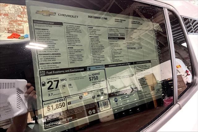 new 2026 Chevrolet Equinox car, priced at $30,351